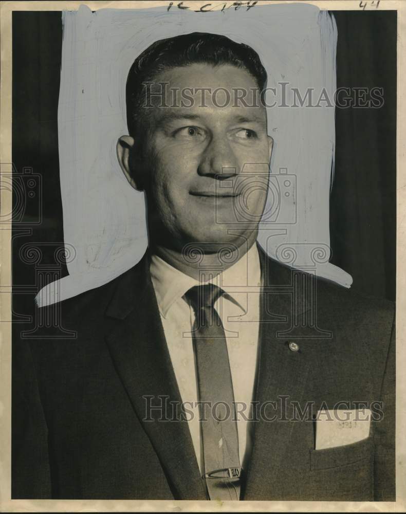 1962 Press Photo Glenn Woodward, President, Crescent City Speakers Club