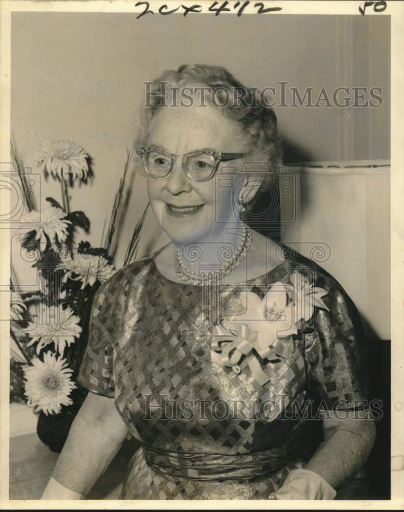 Load image into Gallery viewer, 1961 Press Photo Mrs. Ernest Frewen Wilson, Mrs. Joseph Blythe's house guest
