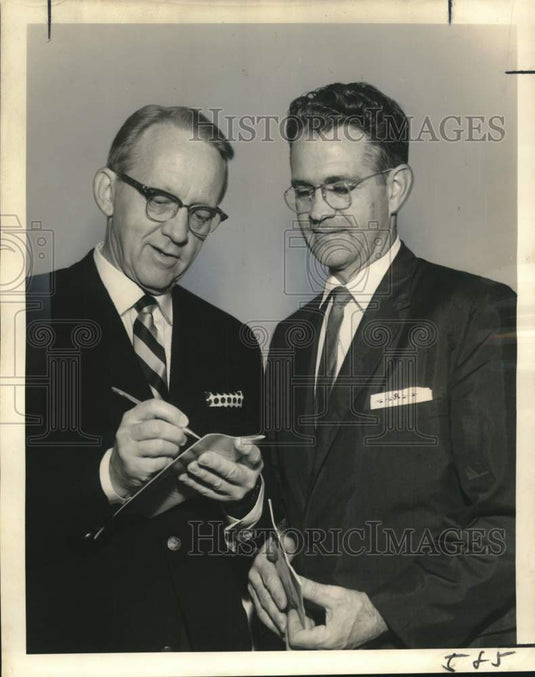1967 Press Photo Dr. Jack Wickstrom and officers of Louisiana Orthopedic group