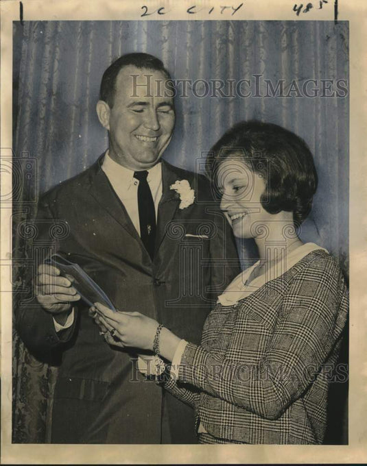 1965 Press Photo Charles Wragge Named Boss Of The Year by Co-operative Education