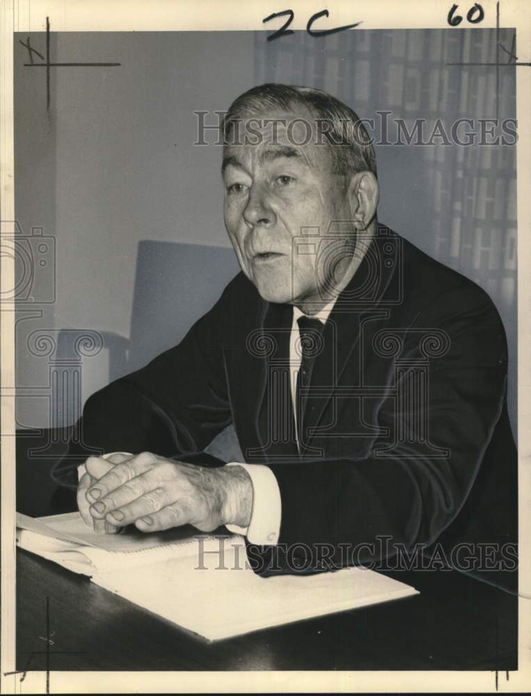 1964 Press Photo Orlando W. Wilson, Former College Professor - noo65412