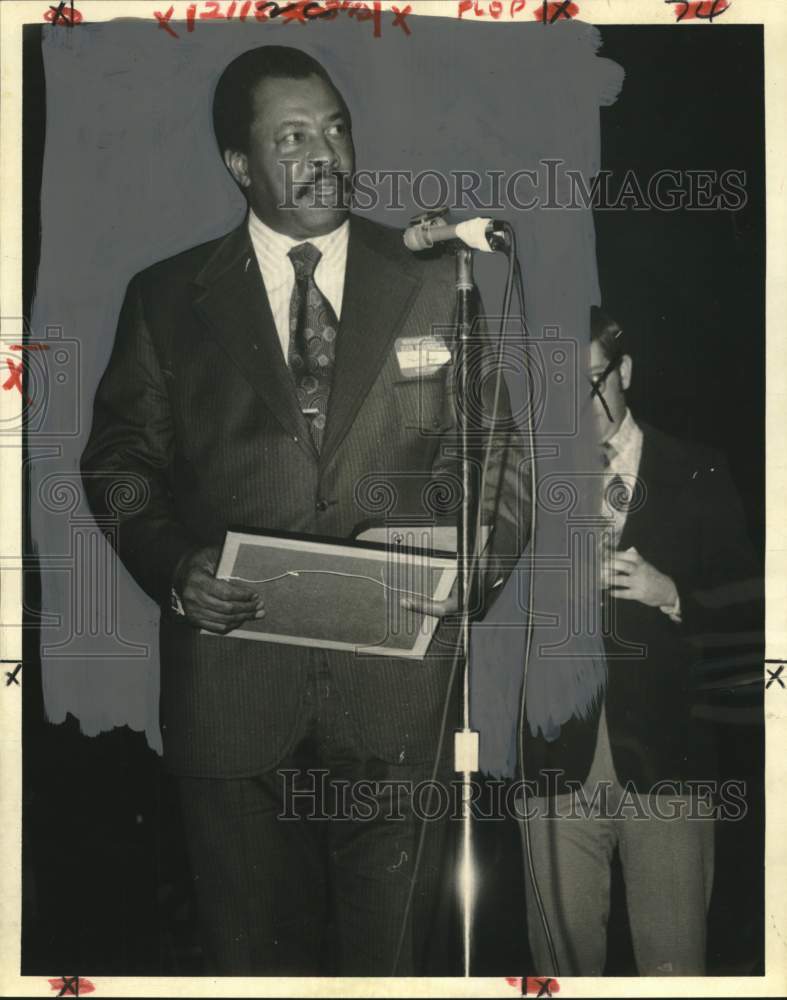 1973 Press Photo Football Player Paul &quot;Tank&quot; Younger, Former Los Angeles Ram- Historic Images