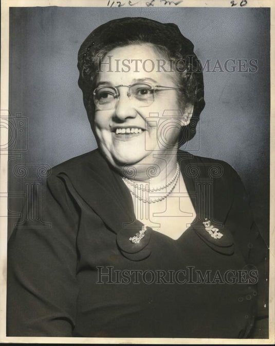 1954 Press Photo Mrs. Fred Zimmer of the LionÃƒÂ¢Ã¢EšÂ¬s Club Auxiliary - noo65470