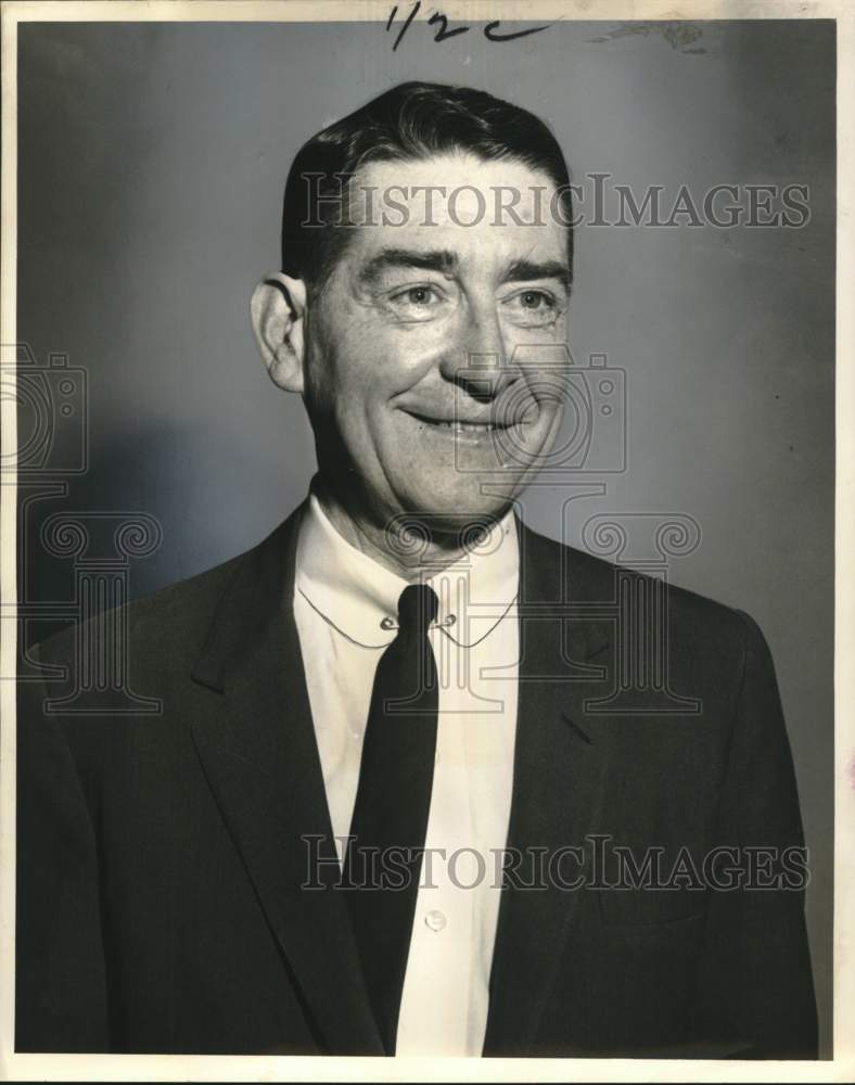 1962 Press Photo University Toastmasters Club president Chester Wicker at Tulane