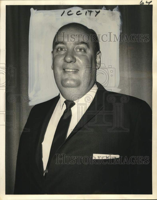 1968 Press Photo Harold W. Willem Jr., Louisiana Certified Public Accountants