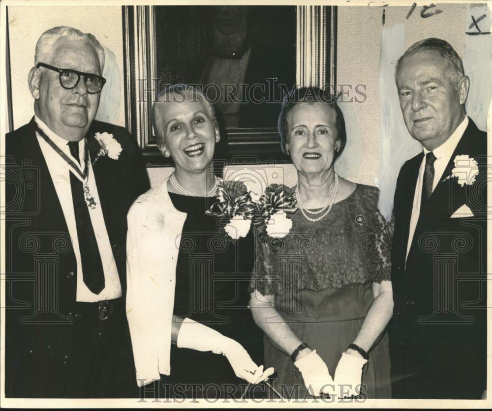 1964 Press Photo Louisiana Society of the Sons of the American Revolution party