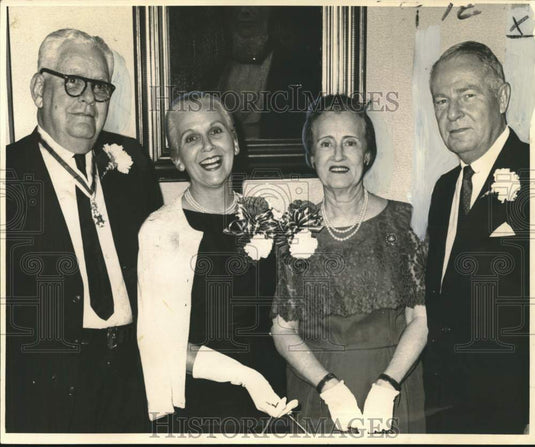 1964 Press Photo Louisiana Society of the Sons of the American Revolution party