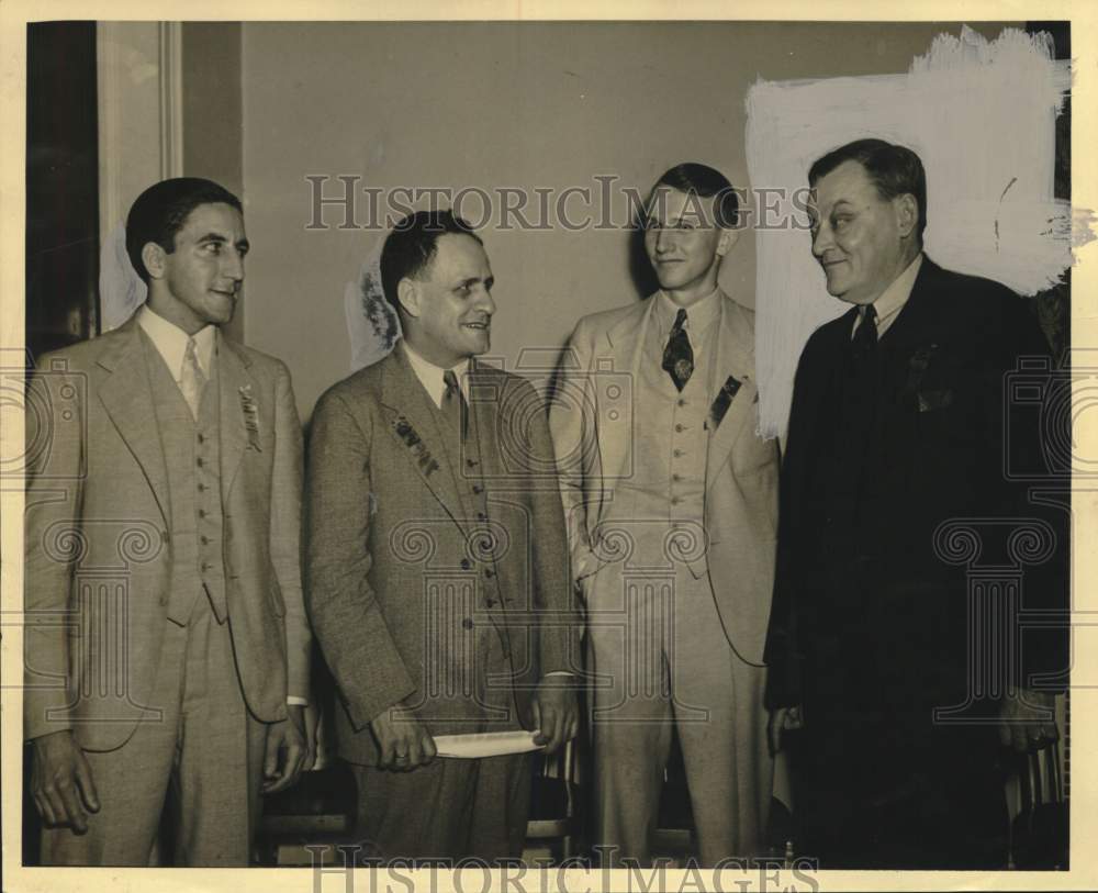 1934 Press Photo Elected Officers of Louisiana State Bakers Association