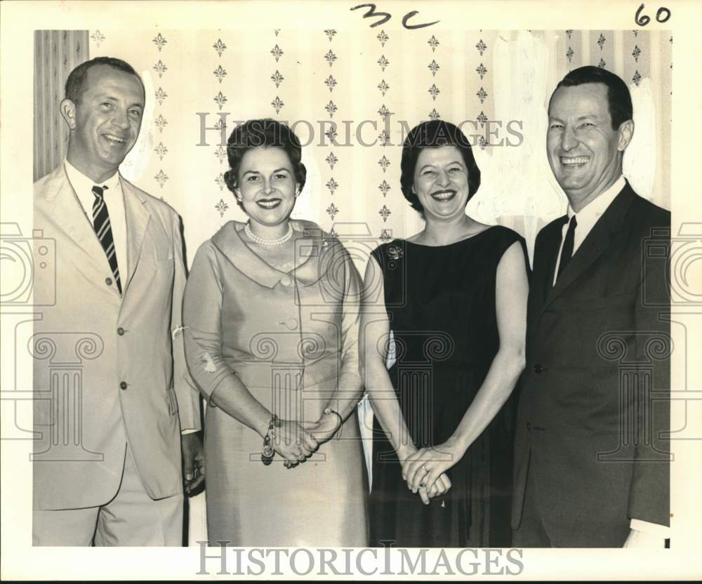1965 Press Photo Louisiana Commandery Military Order of Foreign Wars at Party