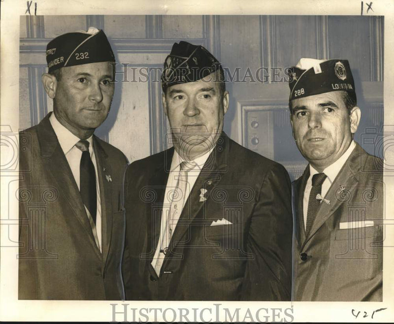 Load image into Gallery viewer, 1965 Press Photo Officers of the First District of American Legion - noo66214

