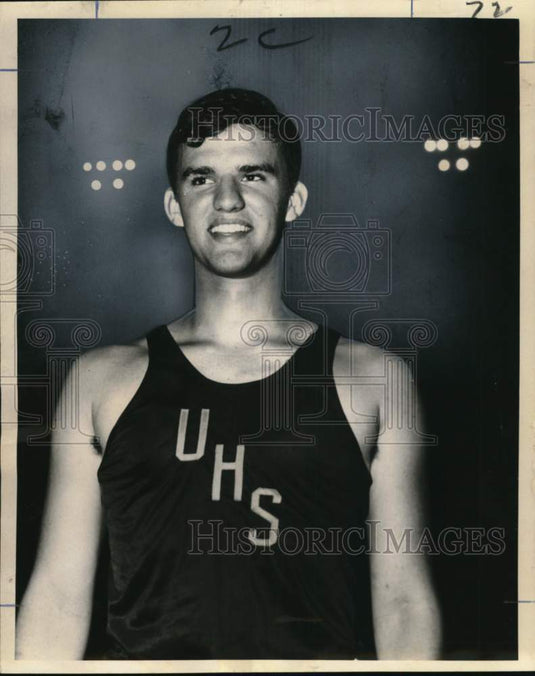 1965 Press Photo Carter Wilkenson of University High, Baton Rouge, Track Athlete- Historic Images