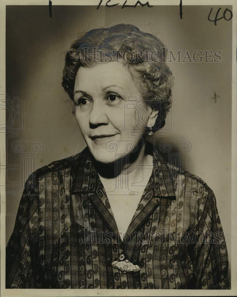 1961 Press Photo Mrs. Rembert Sherwood, new president of the Pontalbans