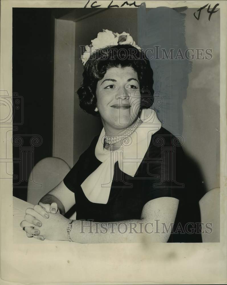 1962 Press Photo Mrs. George Van Geffen, New Orleans Power Squadron President