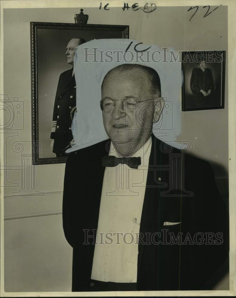 1967 Press Photo Norwegian Consul Harald Werner in Portrait - noo67909
