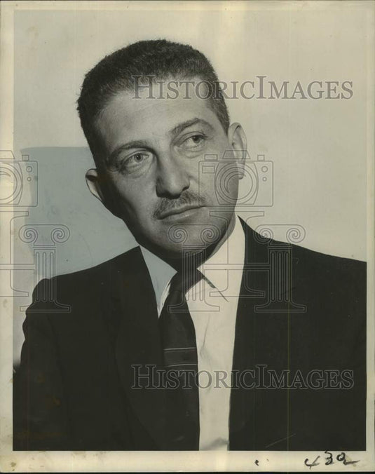 1964 Press Photo Brigadier General Ezer Weizmann, chief of Israeli Air Force