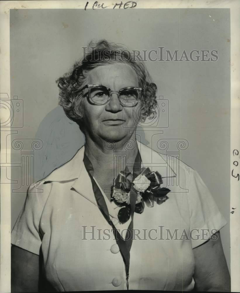 1961 Press Photo Grand Circle Ancient Order of Druids grand arch Mary Veneralle