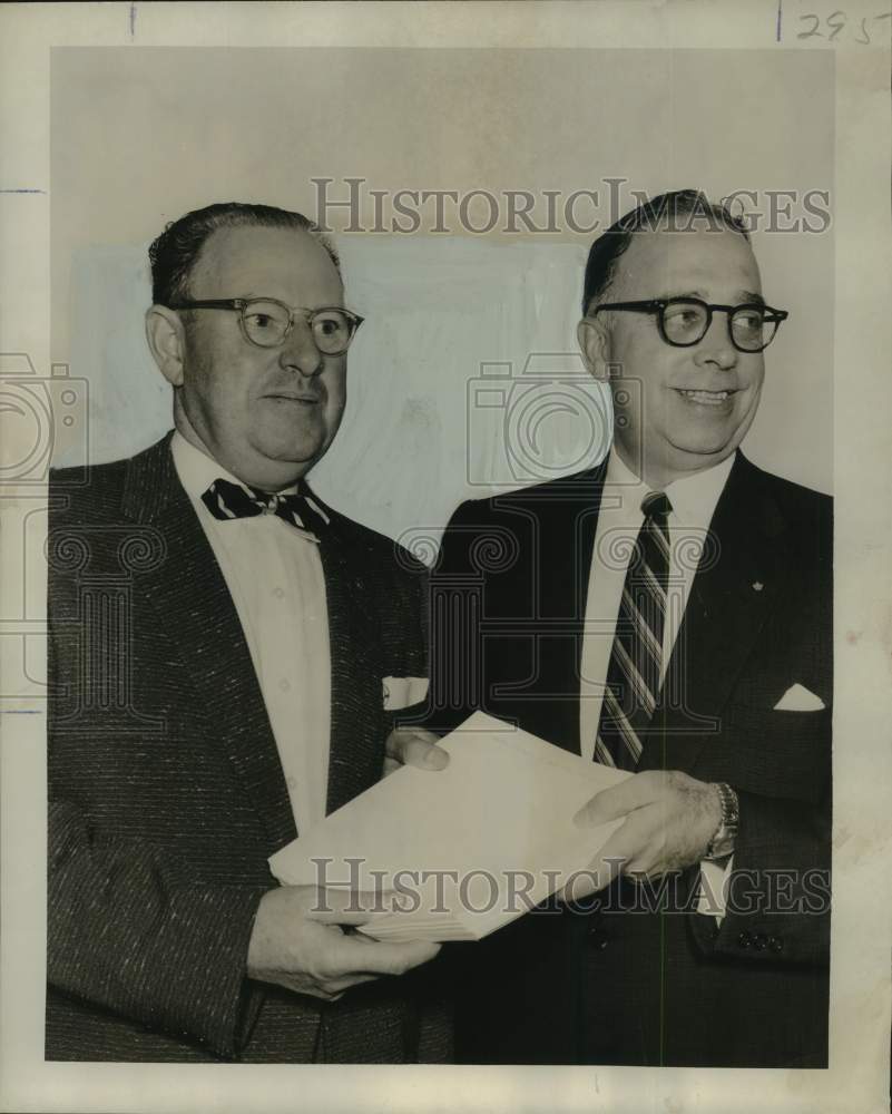 1956 Press Photo Officers of the Men of the New Orleans Presbytery - noo68205