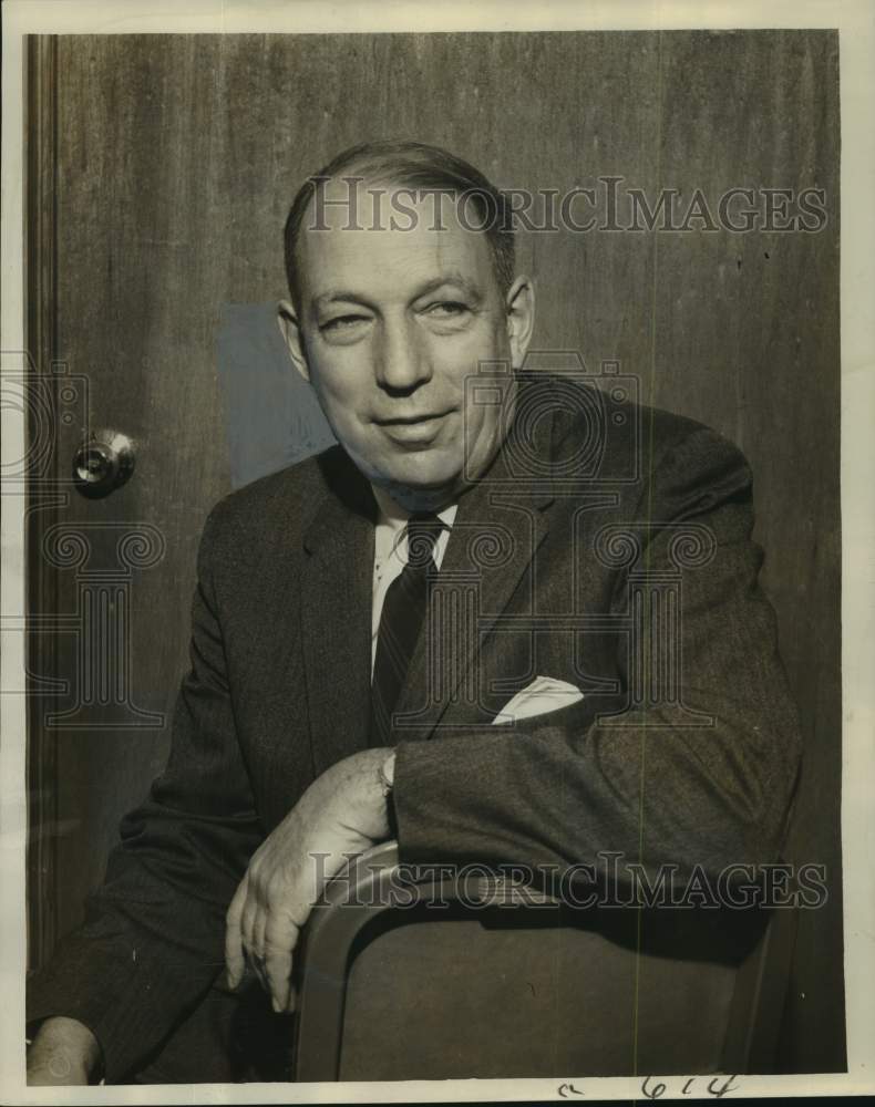 1961 Press Photo Hiram Sibley of the American Hospital Association&#39;s Council