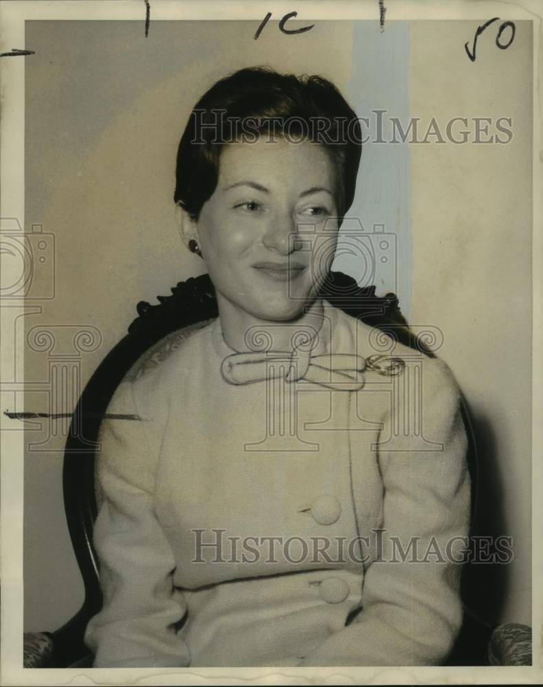 1968 Press Photo Crescent City B&#39;nai B&#39;rith Women&#39;s president Ashley Schocket
