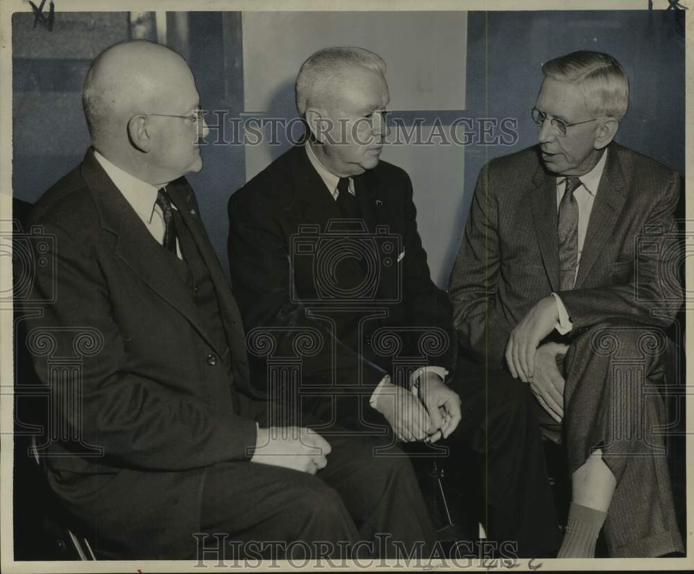 1956 Press Photo Governors of the Federal Reserve System at Joint Meeting- Historic Images