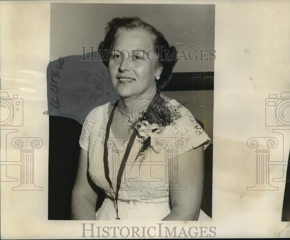 1959 Press Photo Grand Circle of Louisiana archdruidess Thelma Von Hoven