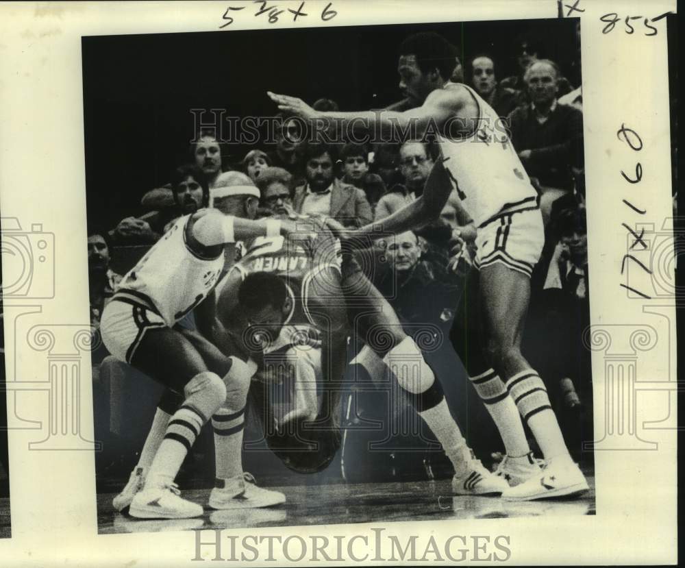 1978 Press Photo Slick Watts and other Detroit and New Orleans basketball stars- Historic Images