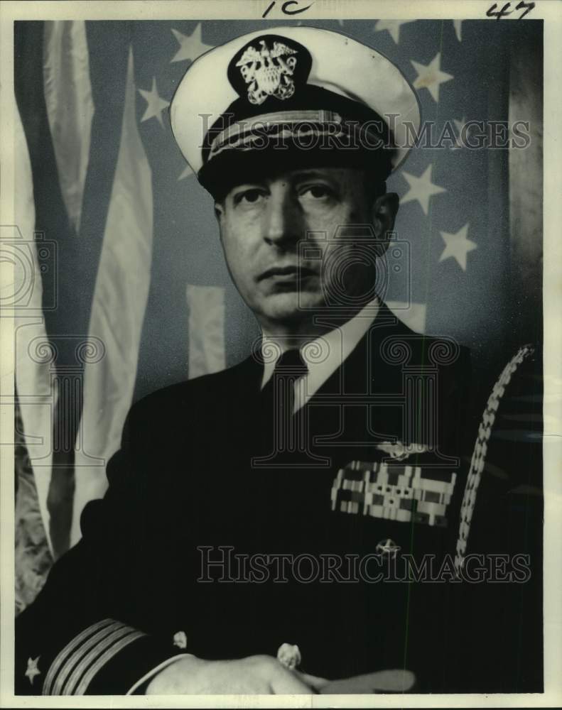 1967 Press Photo Captain Walter Sessums, Chief of Staff for Commander 2nd Fleet