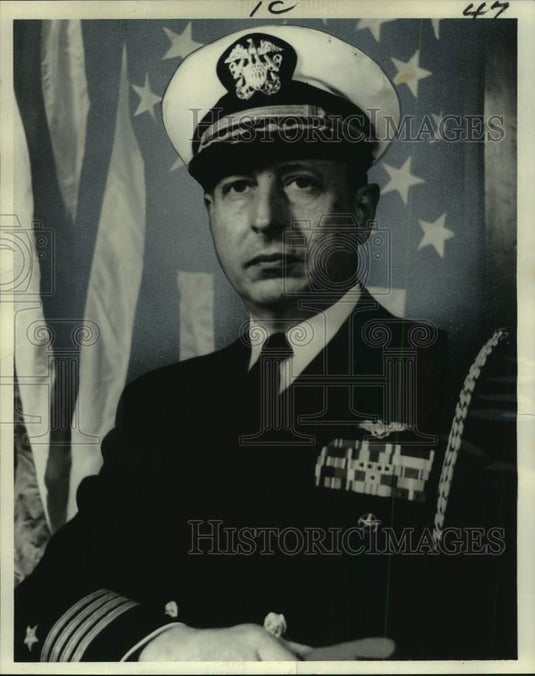 1967 Press Photo Captain Walter Sessums, Chief of Staff for Commander 2nd Fleet