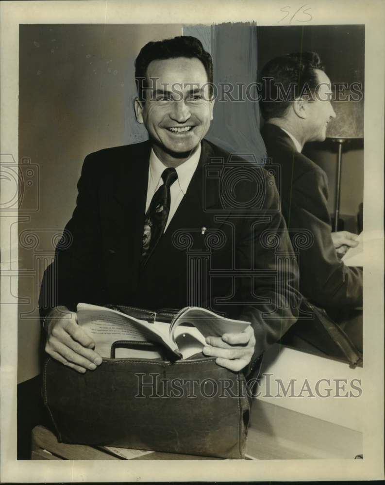 1955 Press Photo W. A. Shannon, field representative of President&#39;s committee