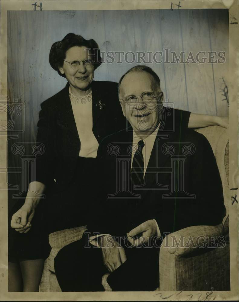 1959 Press Photo Dr. And Mrs. Donald B. Watt - noo69042- Historic Images