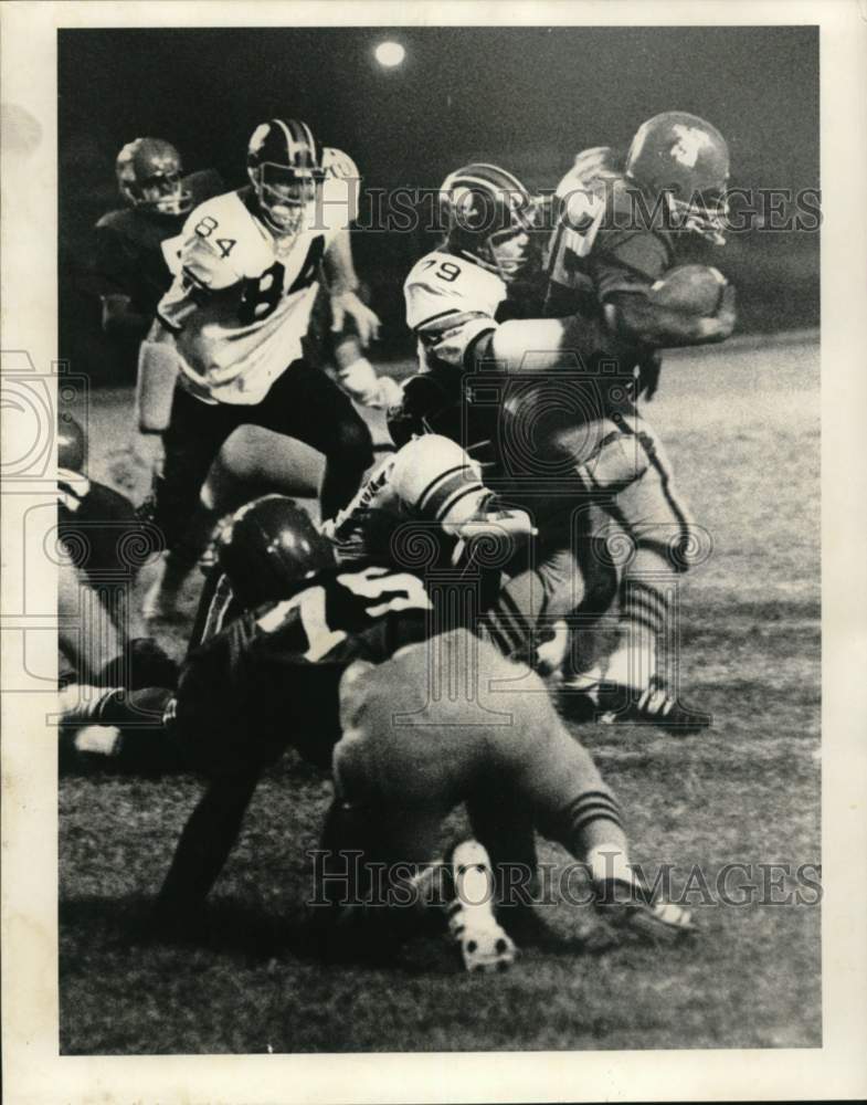 1971 Press Photo West Jefferson High vs Nicholls football game - noo69991- Historic Images