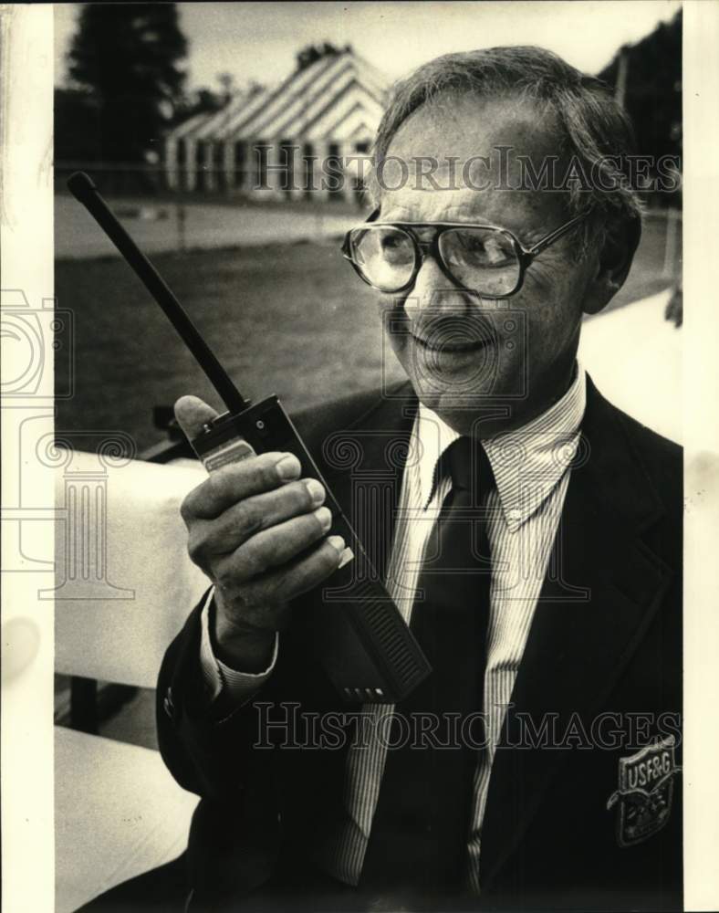 1982 Press Photo New Orleans Open&#39;s Executive Director Jack Weiss in Closeup- Historic Images