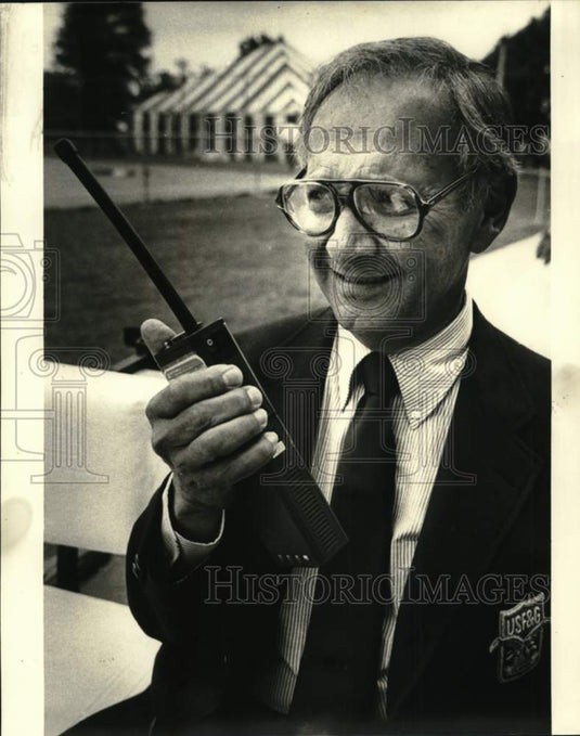 1982 Press Photo New Orleans Open's Executive Director Jack Weiss in Closeup- Historic Images