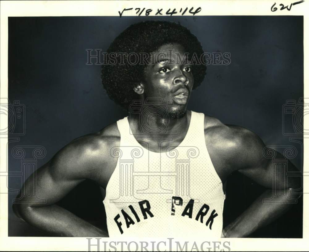 1980 Press Photo Rod Richardson, Fair Park sprinter, double record holder- Historic Images