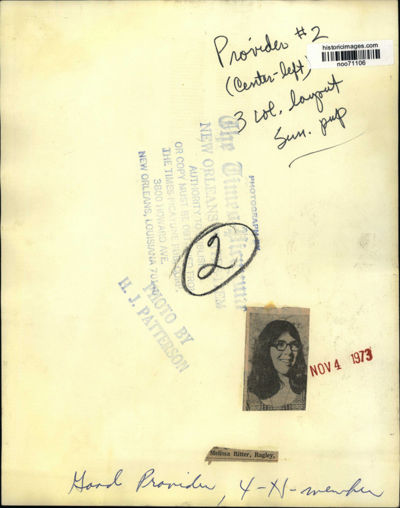 1973 Press Photo Melissa Ritter, Ragley, Good Provider, 4-H member - noo71106