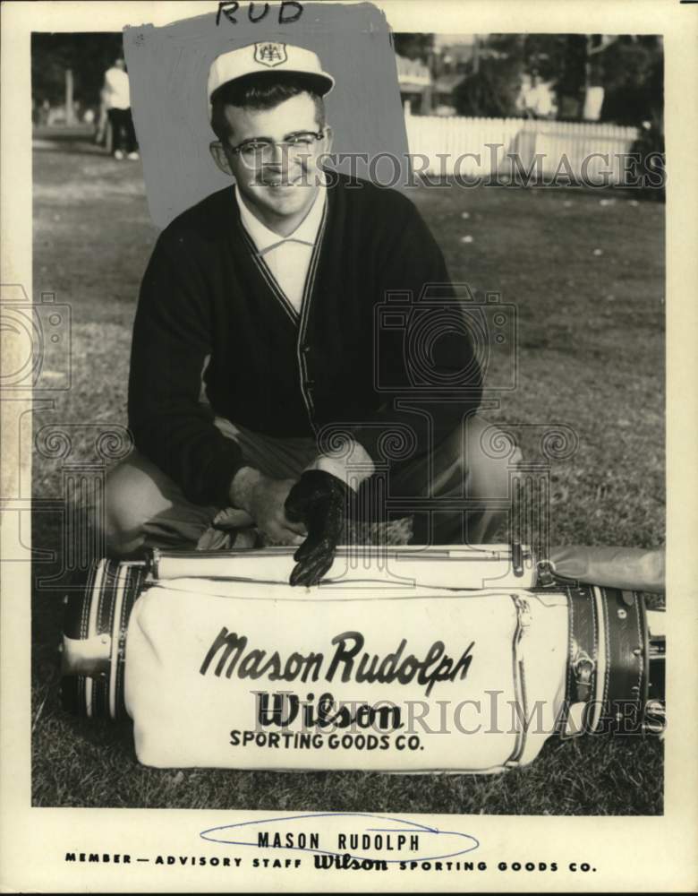 1967 Press Photo Wilson Sporting Goods advisory staff member Mason Rudolph- Historic Images