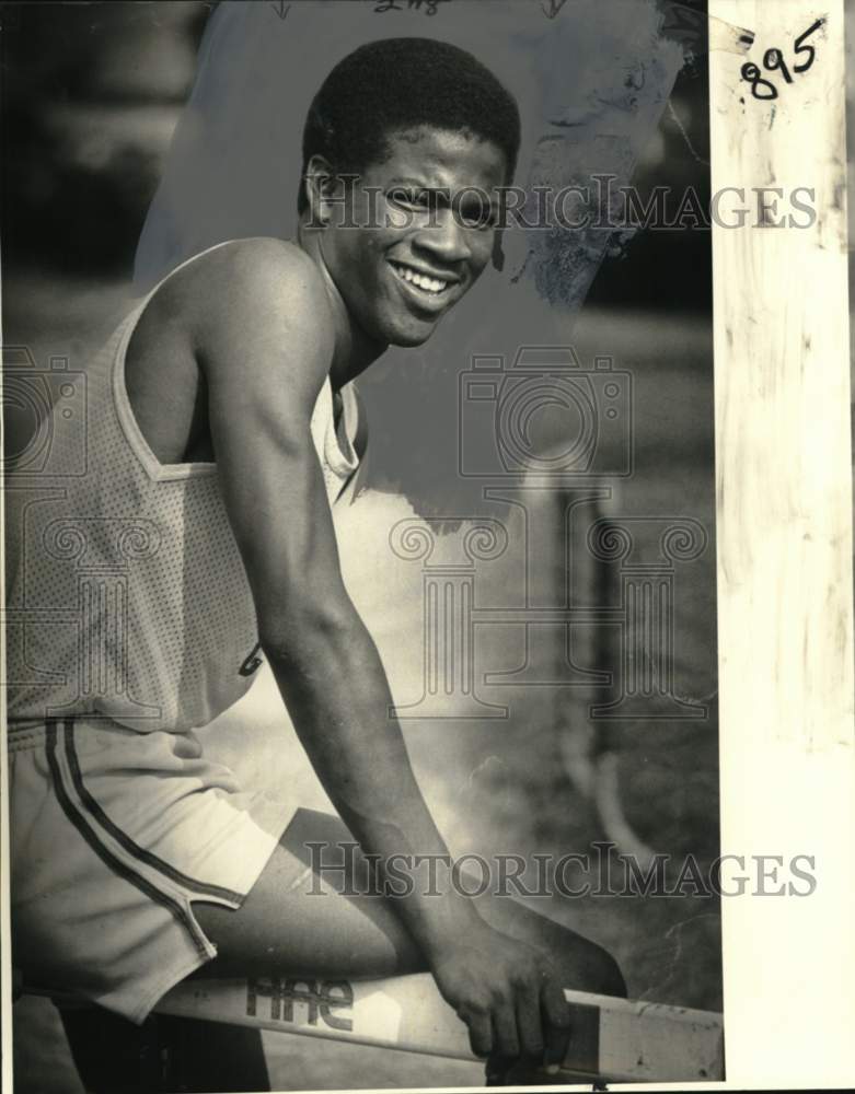 1979 Press Photo Mardis Gras Track Club member Alonzo Ruffin - noo71220- Historic Images