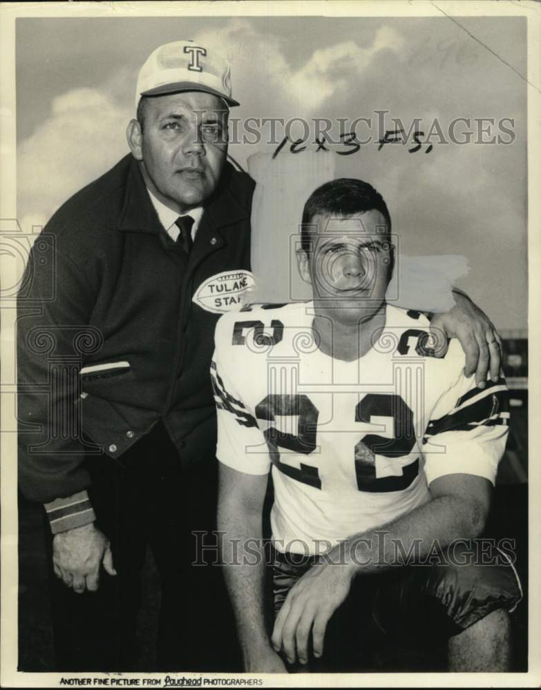 1963 Press Photo Tulane Tommy O&#39;Boyle and son Tommy O&#39;Boyle. - noo71906- Historic Images