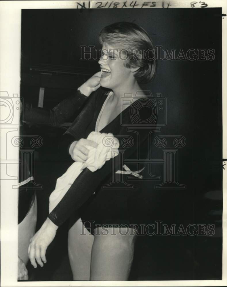 1978 Press Photo Robin O&#39;Bennon, Sports Acrobatic World Women&#39;s Pairs Member- Historic Images