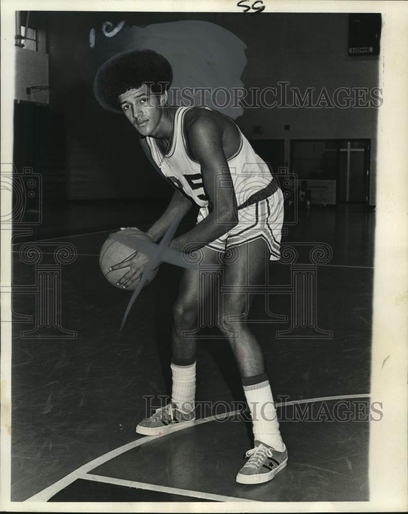 1972 Press Photo Al Shropshire, St. Augustine Basketball Player - noo73011- Historic Images