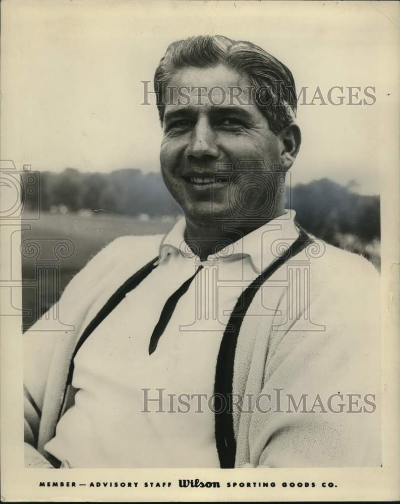 Press Photo Golfer Francis (Bo) Wininger in Closeup - noo73373- Historic Images