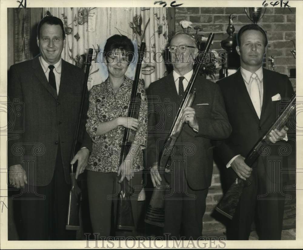 1968 Press Photo Winners of South Louisiana Gun Club Skeet Shoot - noo73601- Historic Images