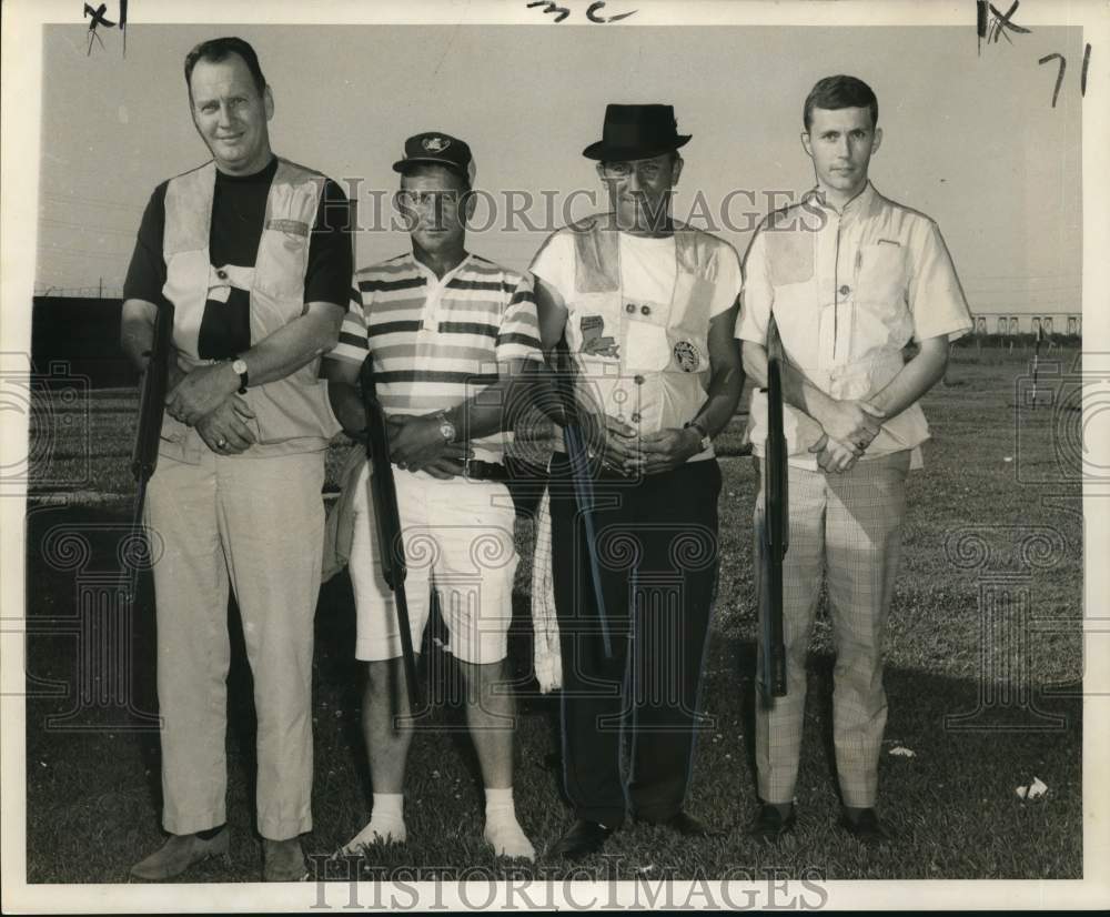 1968 Press Photo Ray Wirick and other 12-gauge skeet-shot winners - noo73784- Historic Images