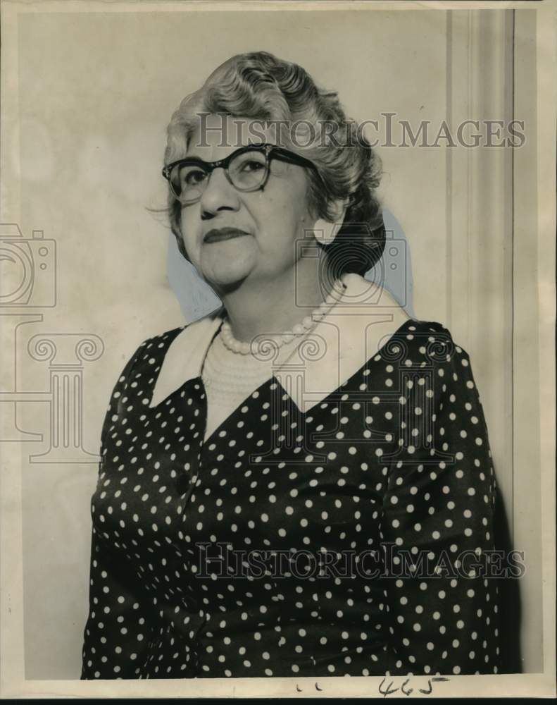 1959 Press Photo Jacqueline Slobotsky elected president of Senior Citizens Club- Historic Images