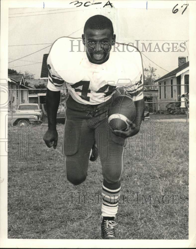 1967 Press Photo Football Player Richard Solomon of St. Augustine - noo75382- Historic Images