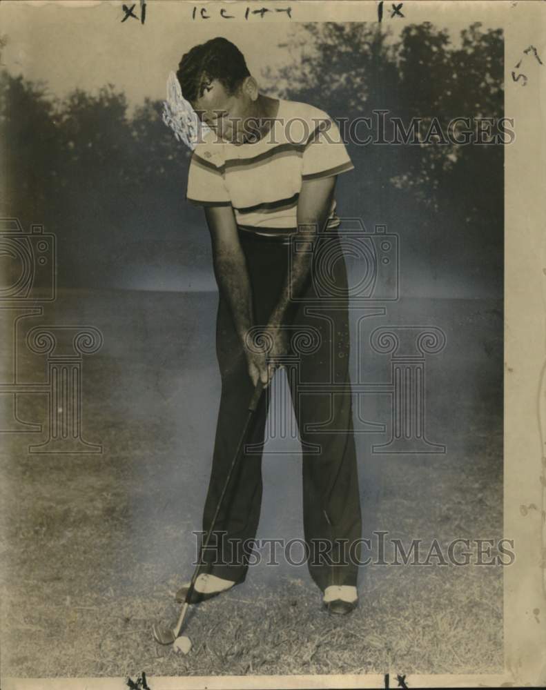 Press Photo Leo Silva, Golfer - noo75696- Historic Images