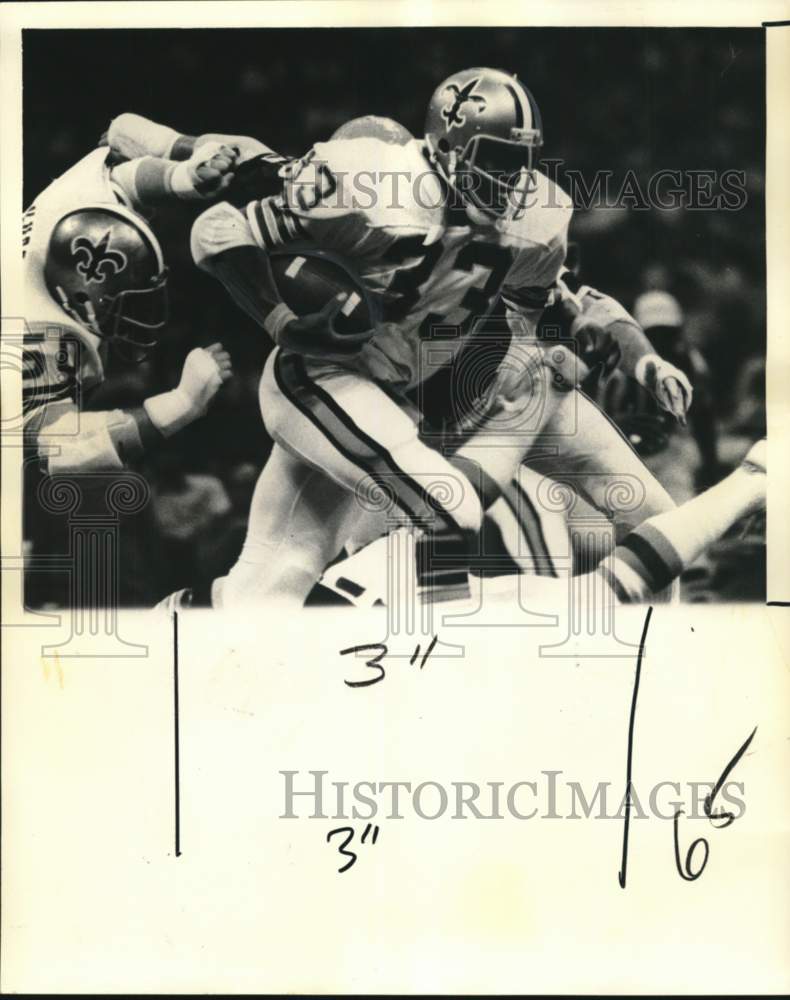 1975 Press Photo New Orleans Saints football player Mike Strachan - noo76136- Historic Images