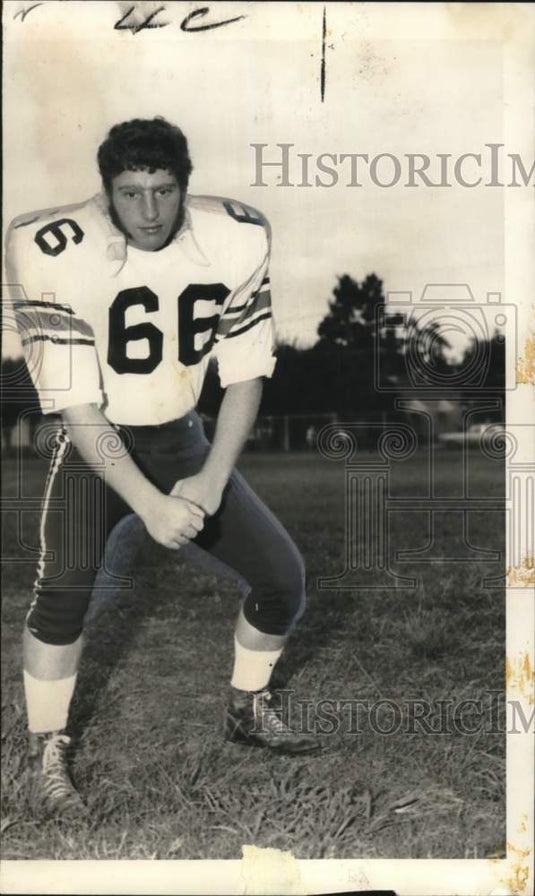 1973 Press Photo Mike Straight, Walker High School center (66) - noo76139- Historic Images