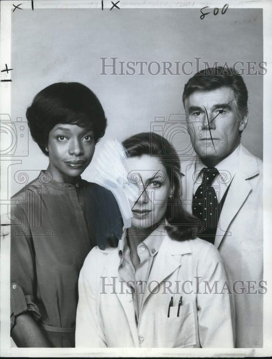 1978 Press Photo Beverly Todd, Susan Sullivan & Mitchell Ryan in 