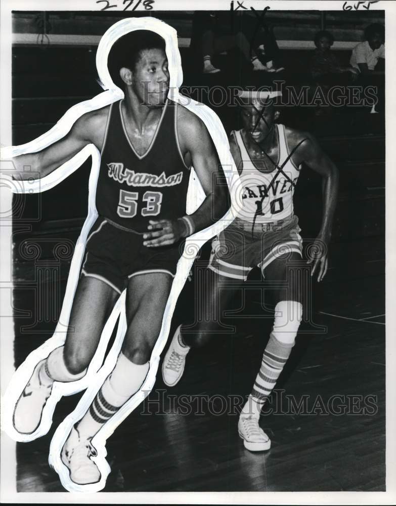 1978 Press Photo Basketball player Jeff Haisley during game - noo80194- Historic Images